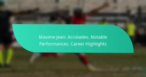 Maxime Jean: Accolades, Notable Performances, Career Highlights